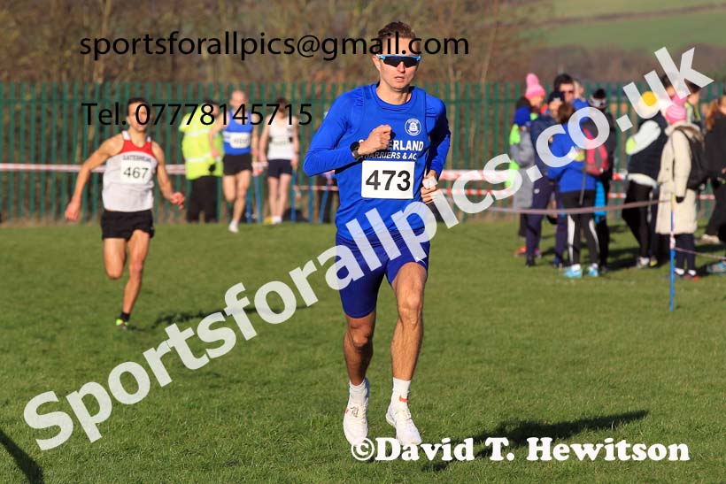 Senior Mens 2023 Birtley Cross Country Relays, County Durham. Photo: David T. Hewitson/Sports for All Pics